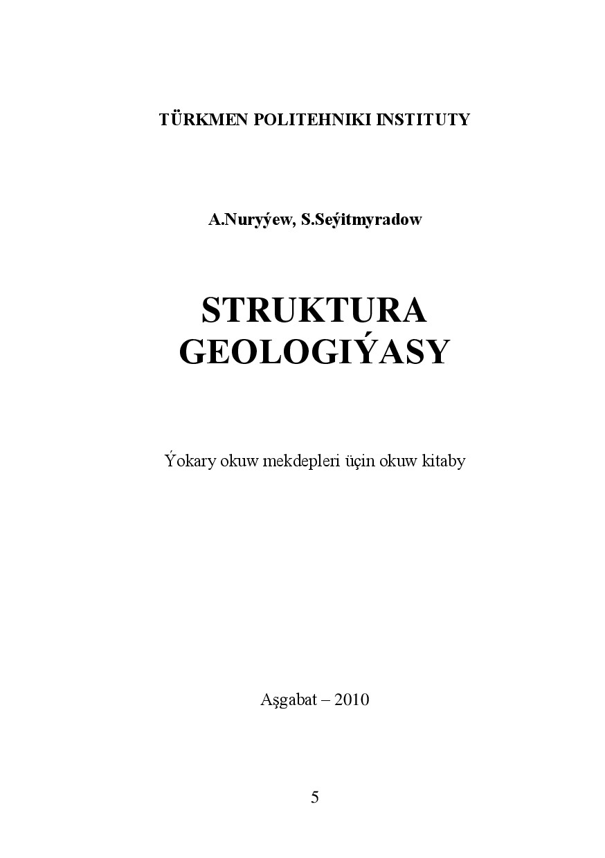 STRUKTURA GEOLOGIÝASY