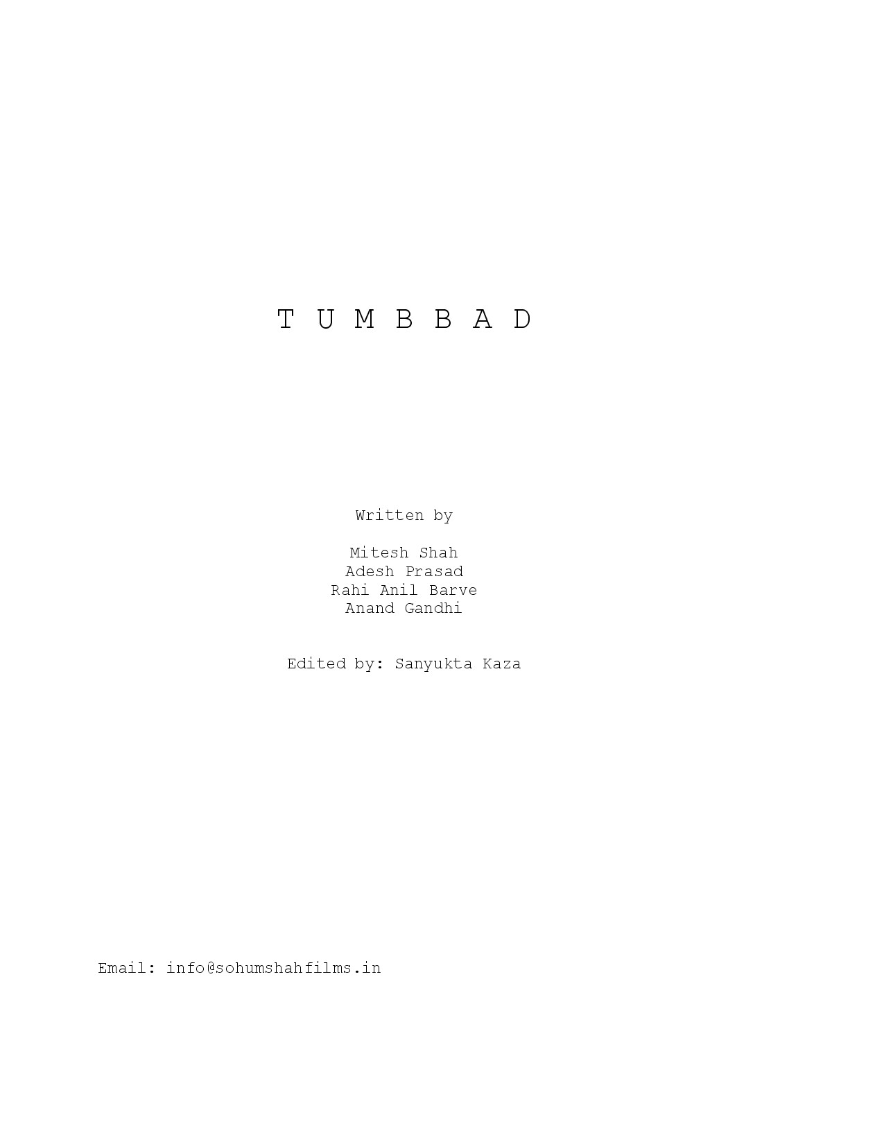 TUMBBAD