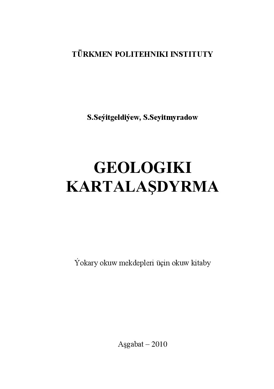 GEOLOGIKI KARTALAŞDYRMA
