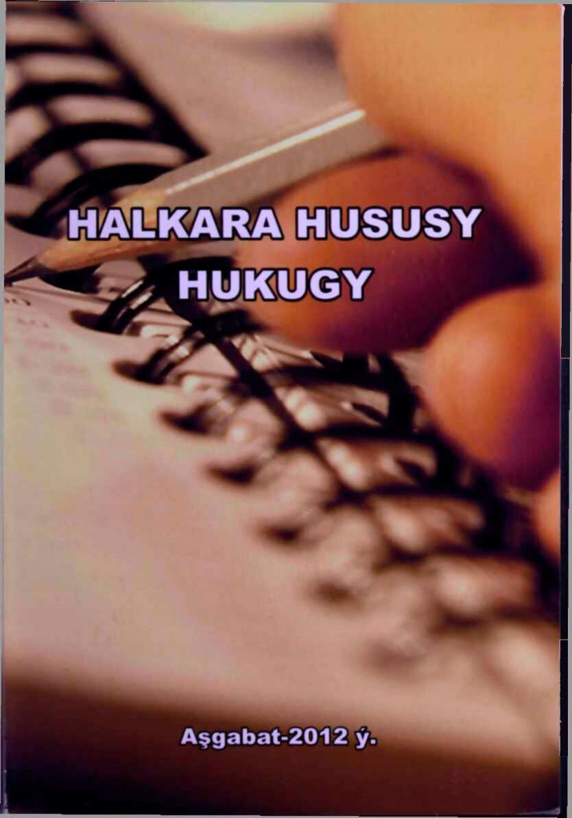 ORAZOW Ö~HALKARA HUSUSY HUKUGY 2012`TDY WE DI