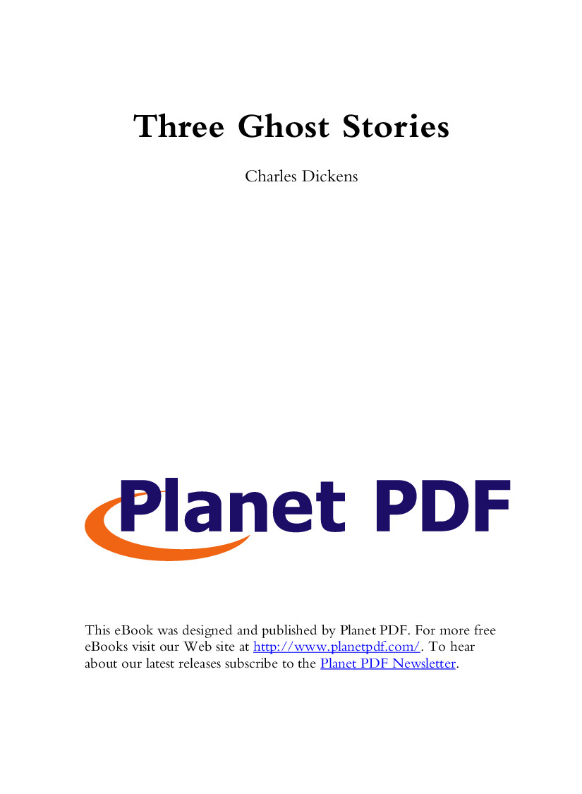 THREE GHOST STORIES NT