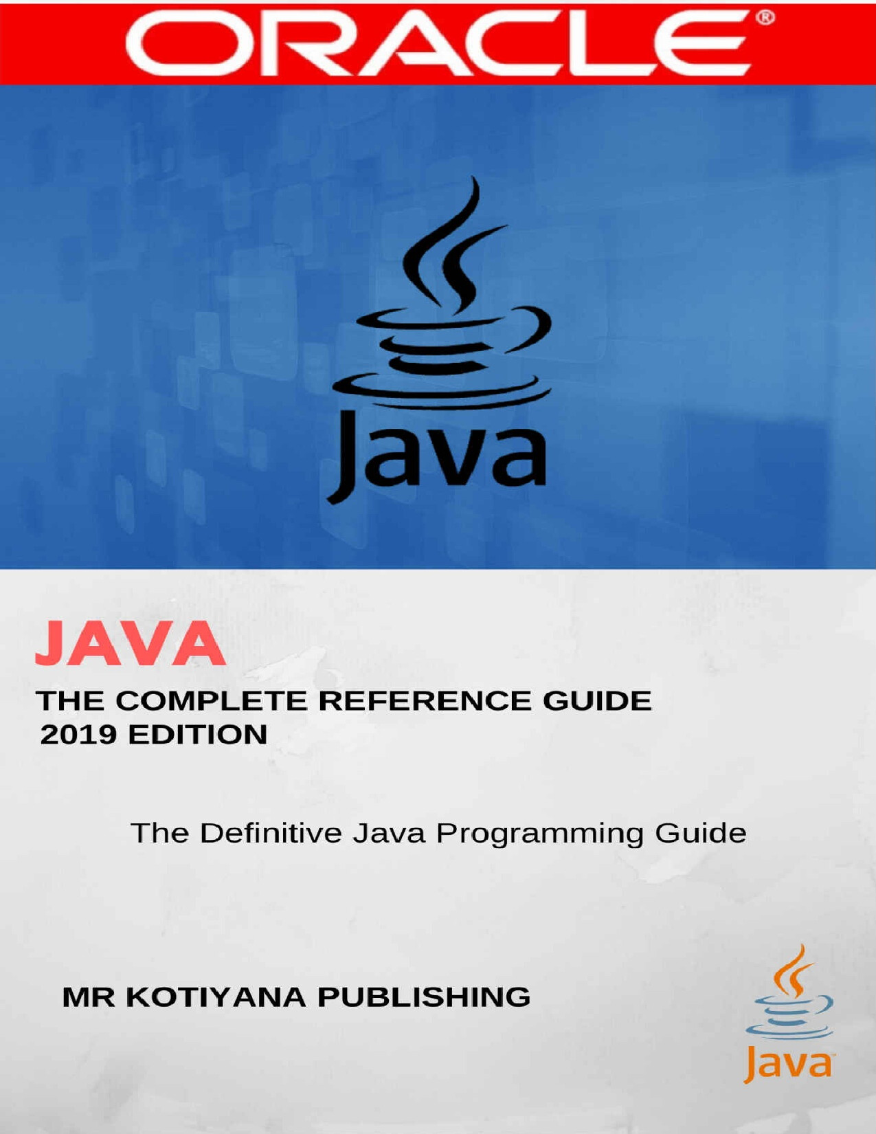 JAVA THE COMPLETE REFERENCE, 11ED 2019