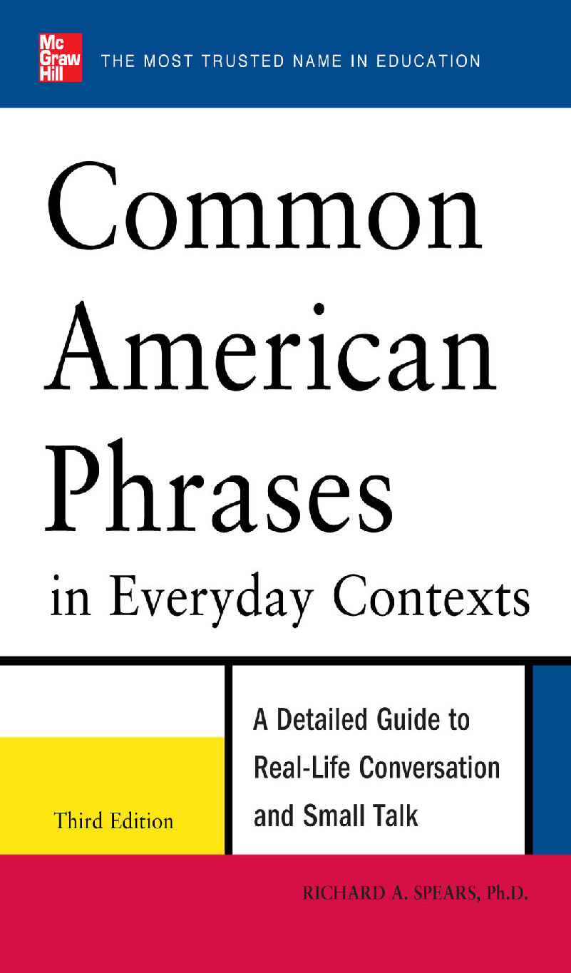 COMMON AMERICAN PHRASES