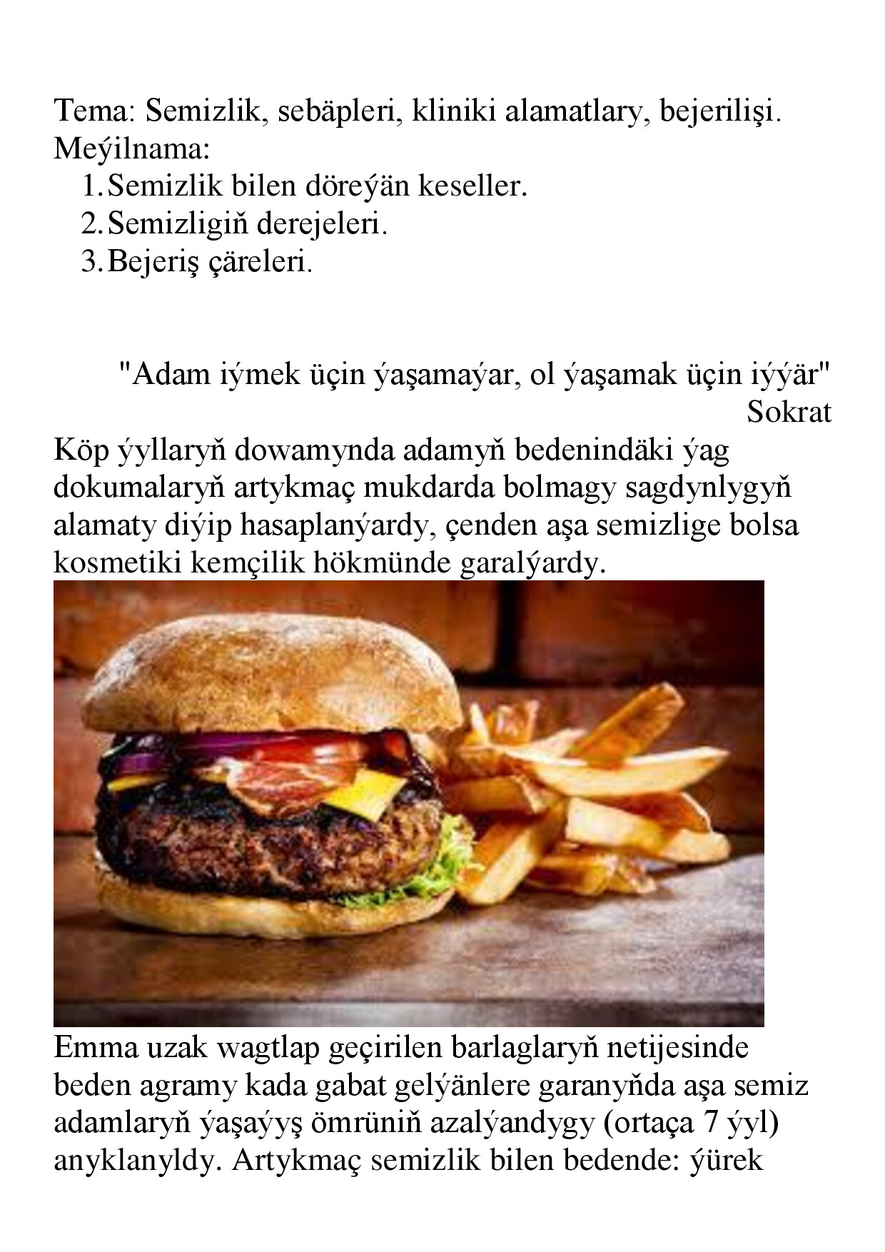 REFERAT SEMIZLIK