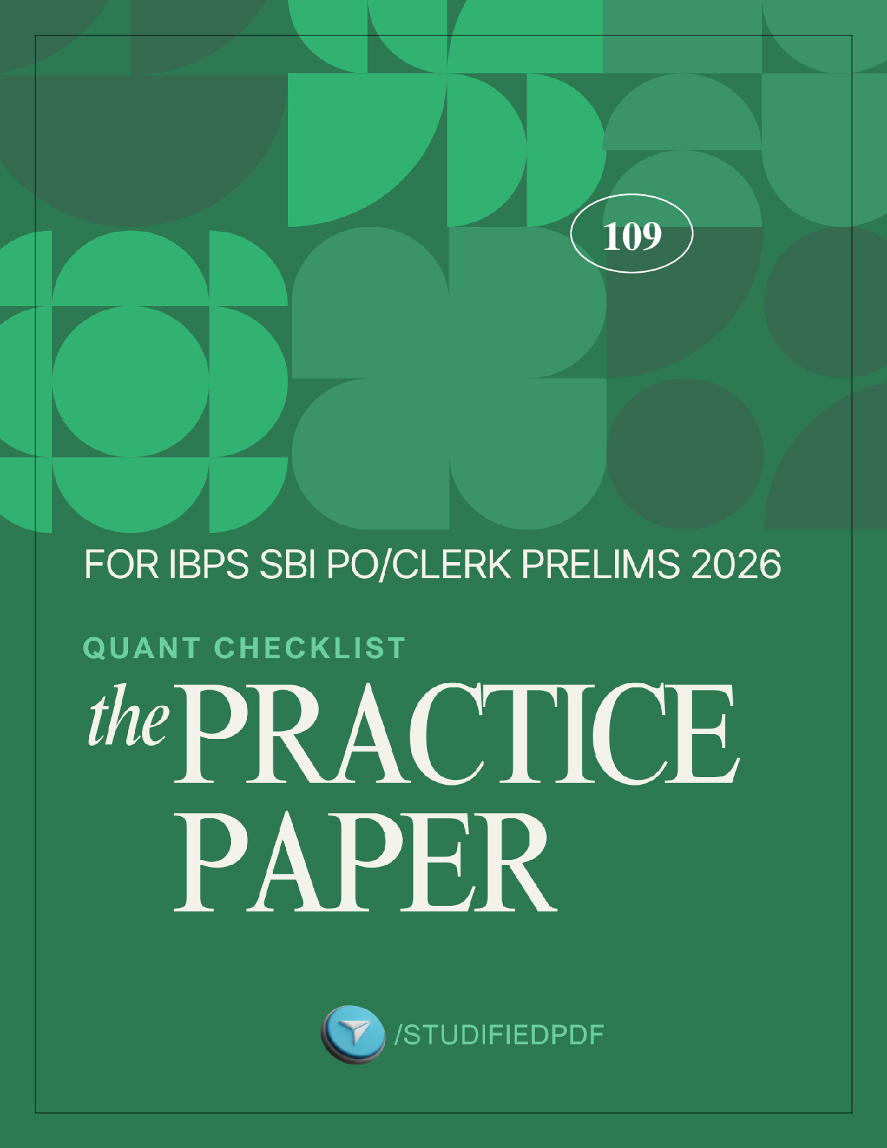 QUANT PRACTICE PAPER 109 BY AASHISH ARORA FOR BANK EXAMS 2026