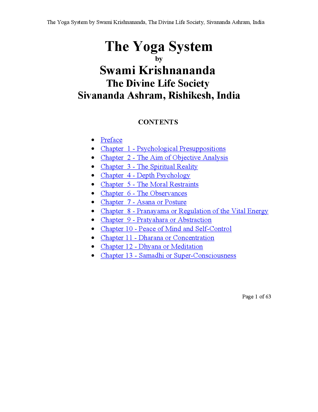 EBOOK   YOGA   THE YOGA SYSTEM