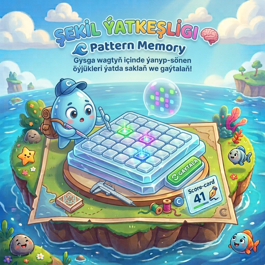 Şekil ýatkeşligi 🧠