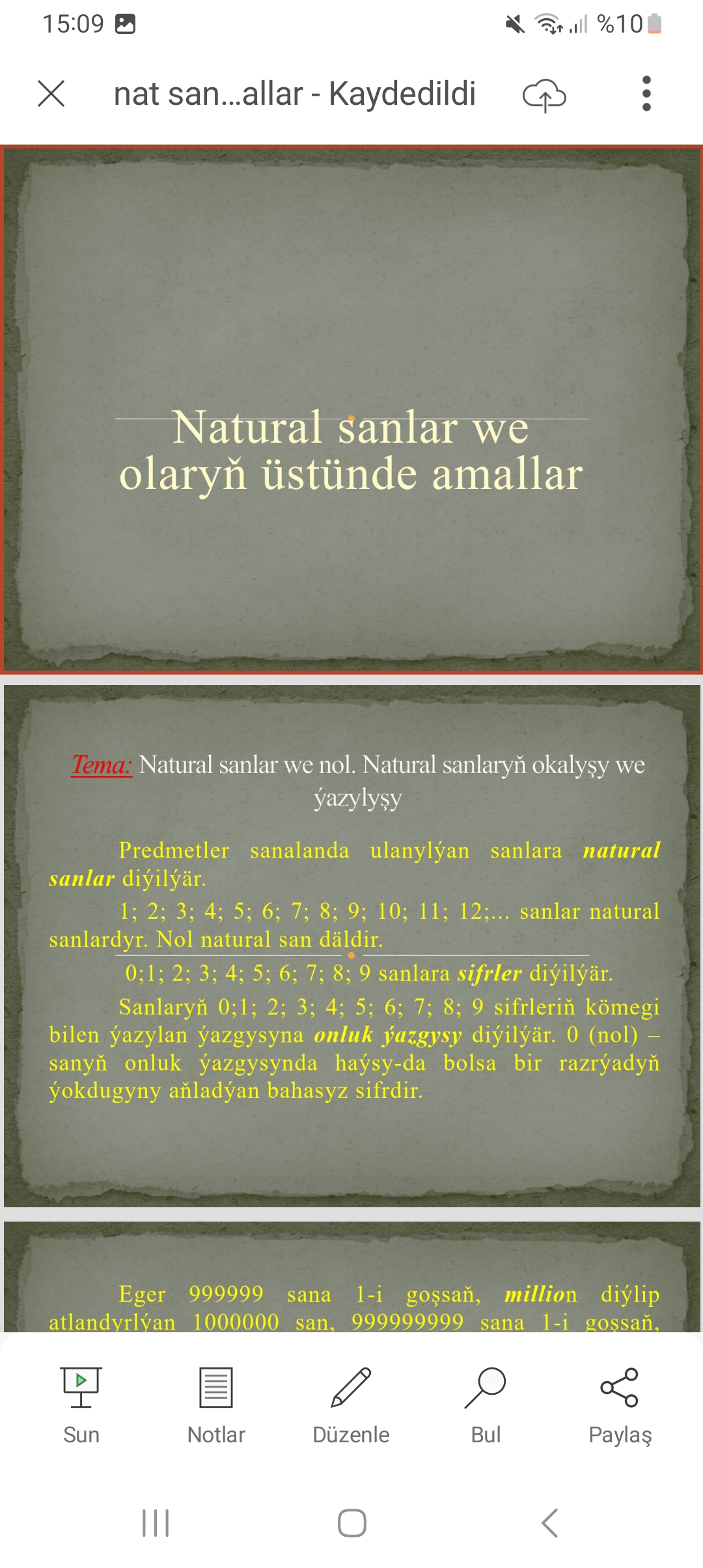 KOPELTMEGIN WE BOLMEGIN MAZMUNY