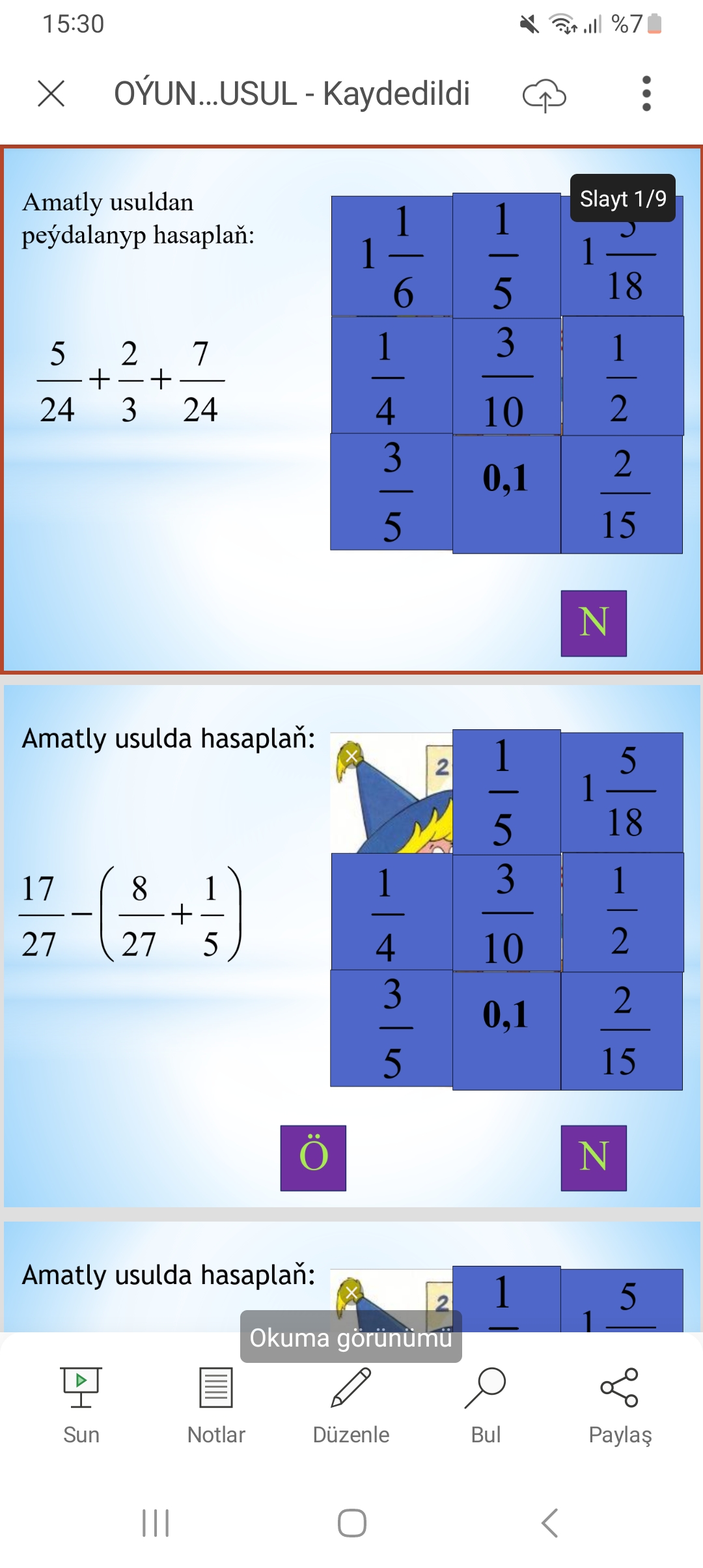 OÝUN 5 6 USUL