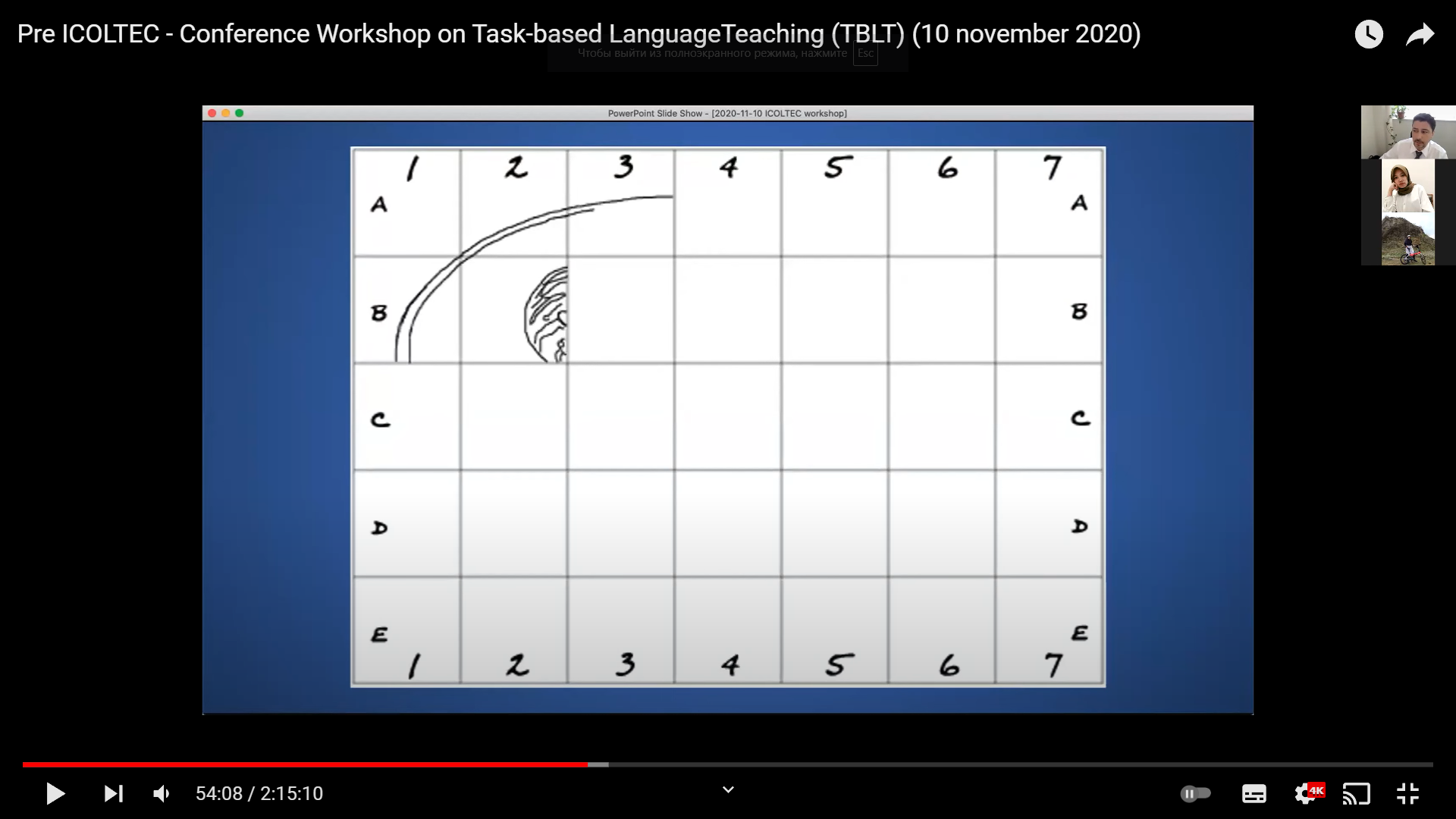 Task based Language Teaching на занятиях РКИ
