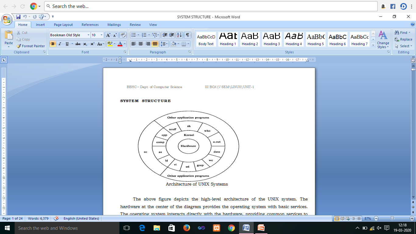 GENERAL OVERVIEW OF THE SYSTEM
