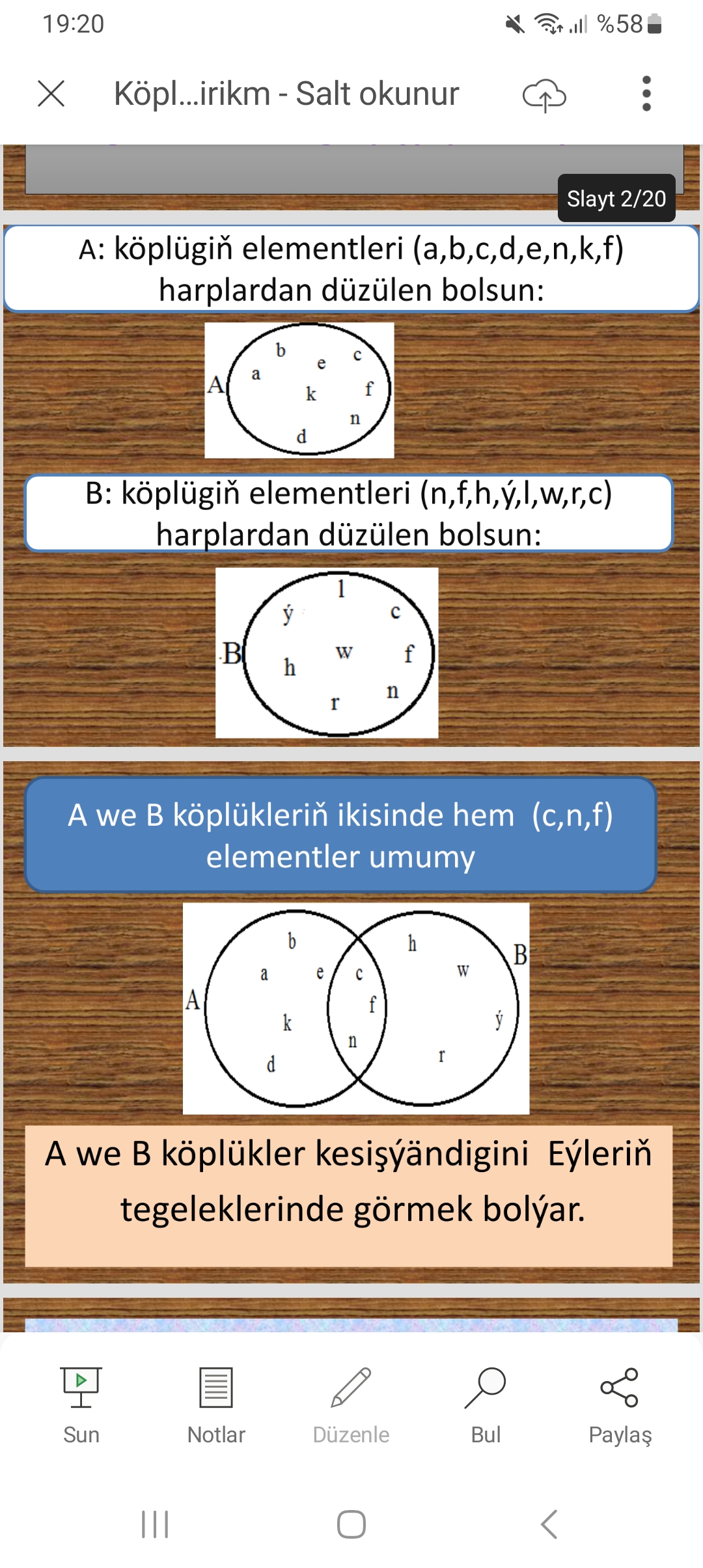 KÖPL KESIŞM WE BIRIKM
