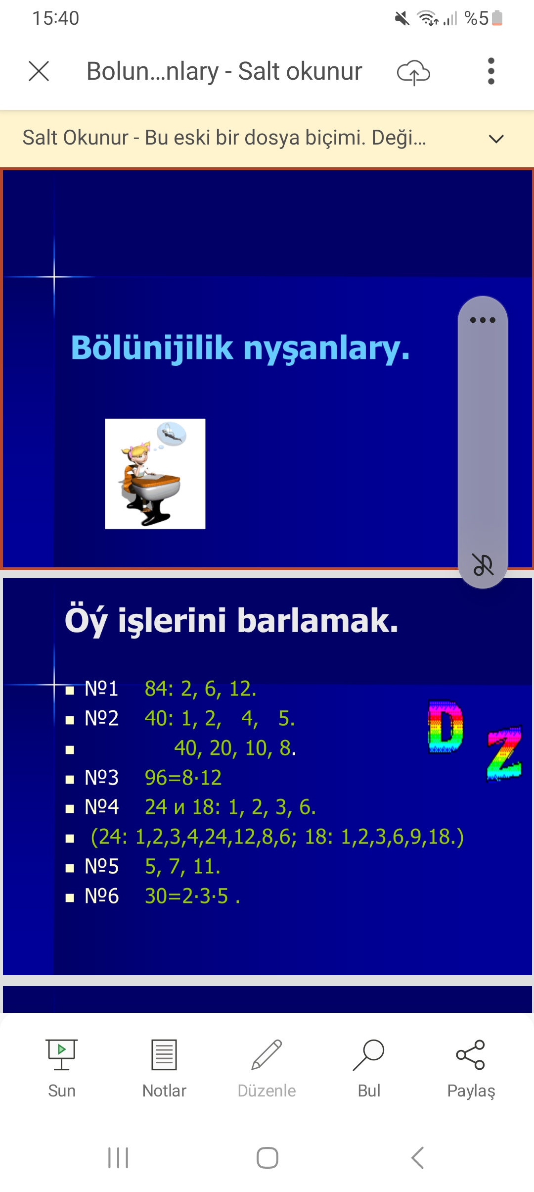 BOLUNIŽILIK NYSANLARY