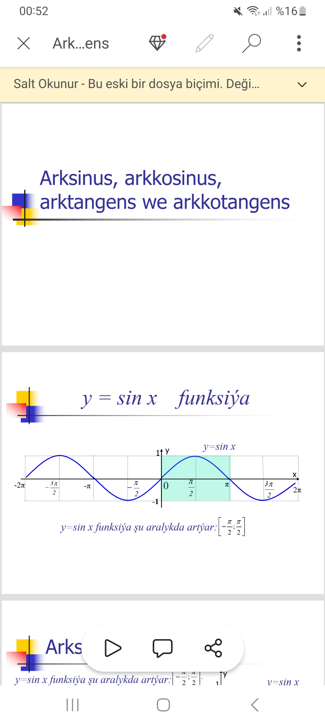 DEŇLEMÄNI GRAFIKI USULDA ÇÖZMEK