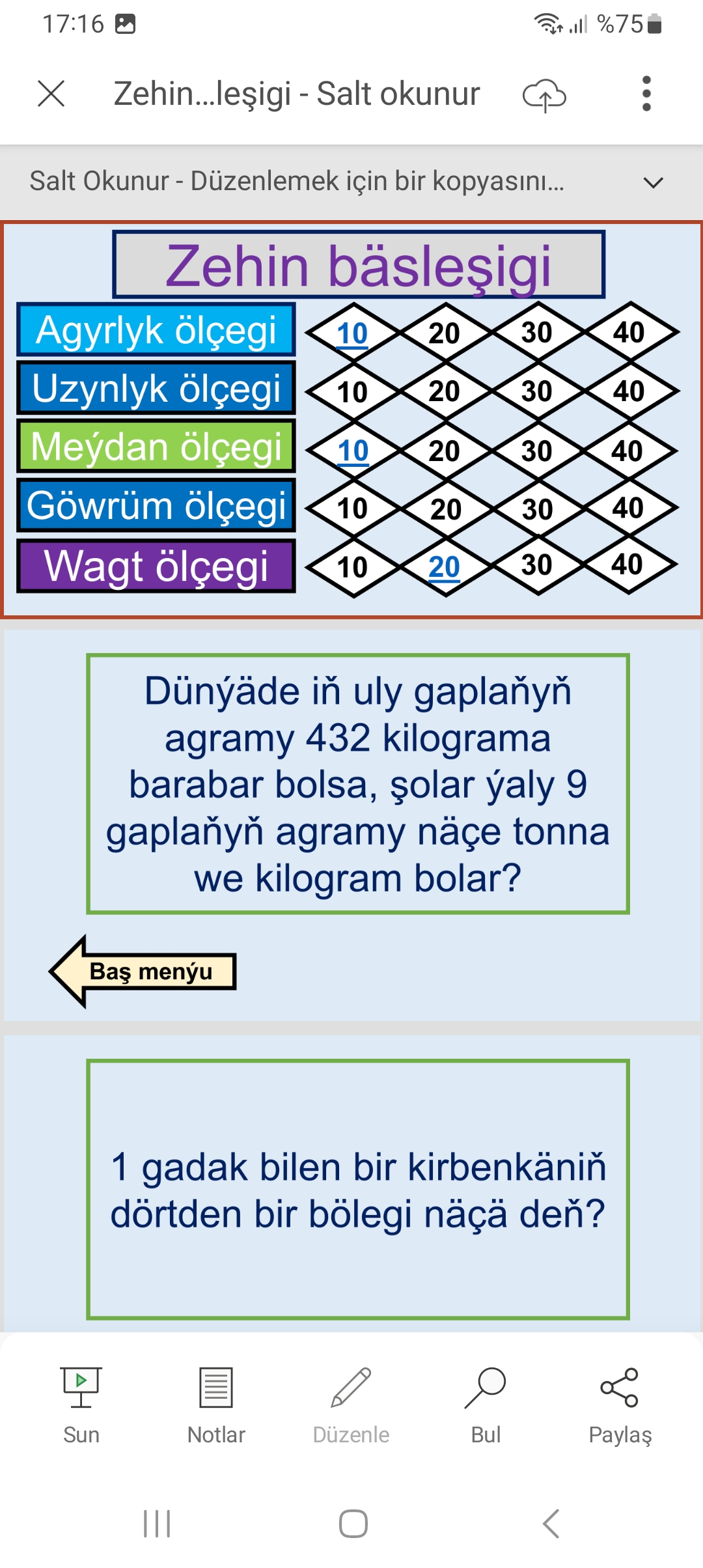 ZEHIN BÄSLEŞIGI